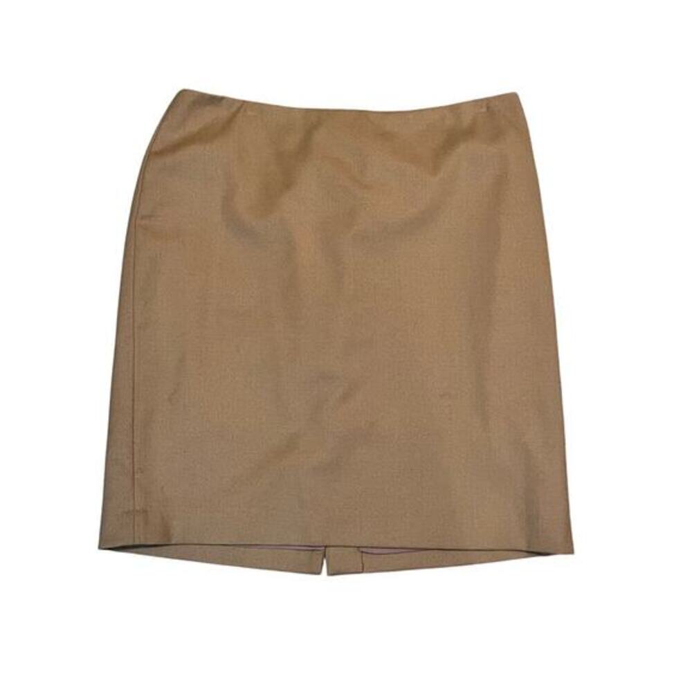 TALBOTS Tan‎ Pencil Skirt 14P Career Business Office (F-209)
